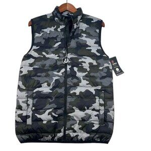 Swiss Tech Vest Army Green Puffer Vest NWT Men’s Size S